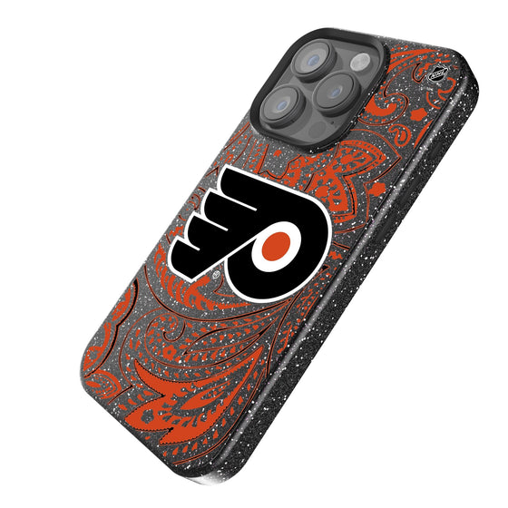 Philadelphia Flyers Paisley Bling Phone Case-1