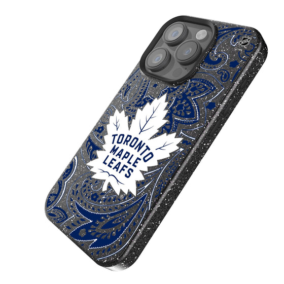 Toronto Maple Leafs Paisley Bling Phone Case-1