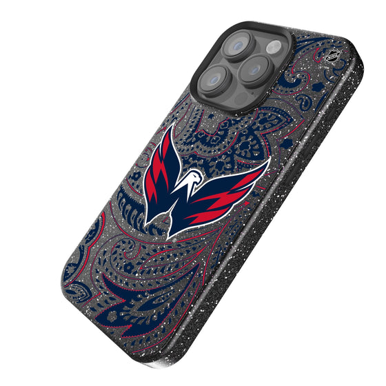 Washington Capitals Paisley Bling Phone Case-1