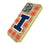 Illinois Fighting Illini Plaid Bling Phone Case-1