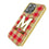 Maryland Terrapins Plaid Bling Phone Case-1