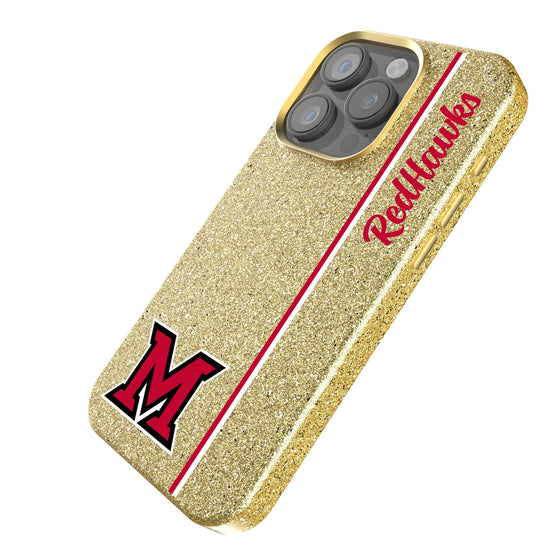 Miami RedHawks Sidebar Bling Phone Case-1