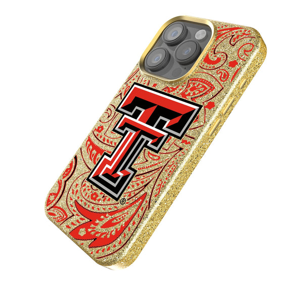 Texas Tech Red Raiders Paisley Bling Phone Case-1