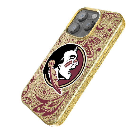 Florida State Seminoles Paisley Bling Phone Case-1