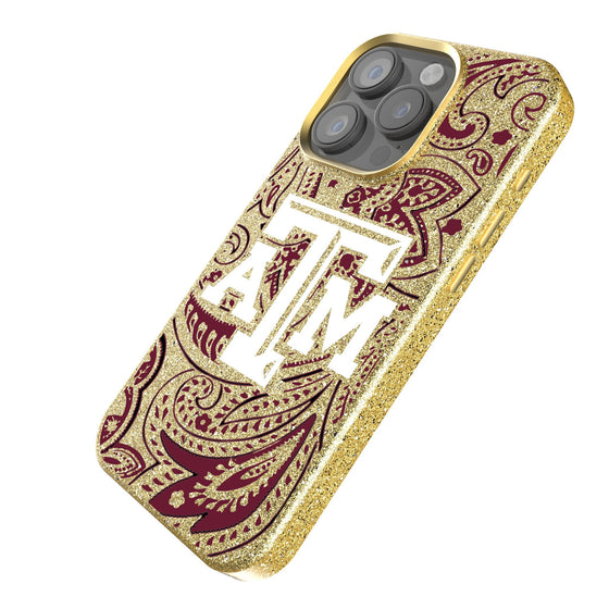 Texas A&M Aggies Paisley Bling Phone Case-1