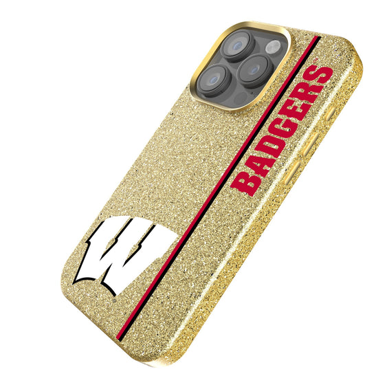 Wisconsin Badgers Sidebar Bling Phone Case-1