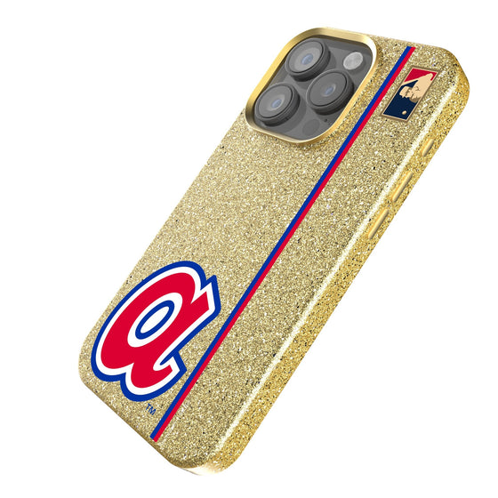 Atlanta Braves 1972-1980 - Cooperstown Collection Sidebar Bling Phone Case-1