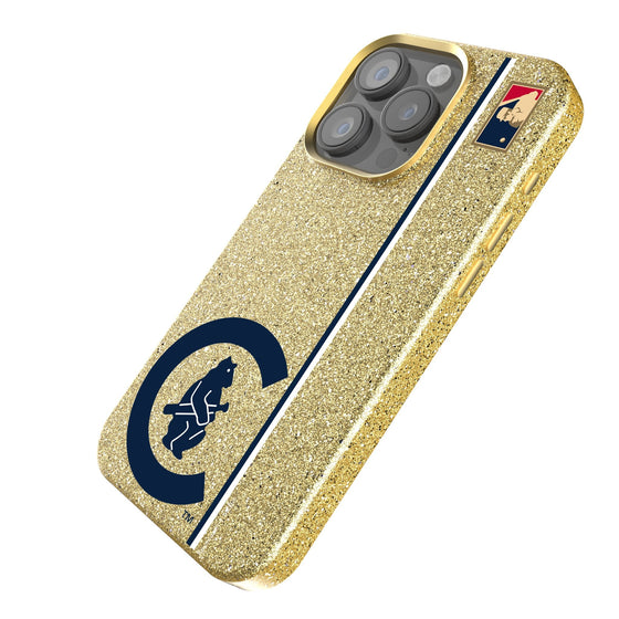 Chicago Cubs 1911-1912 - Cooperstown Collection Sidebar Bling Phone Case-1