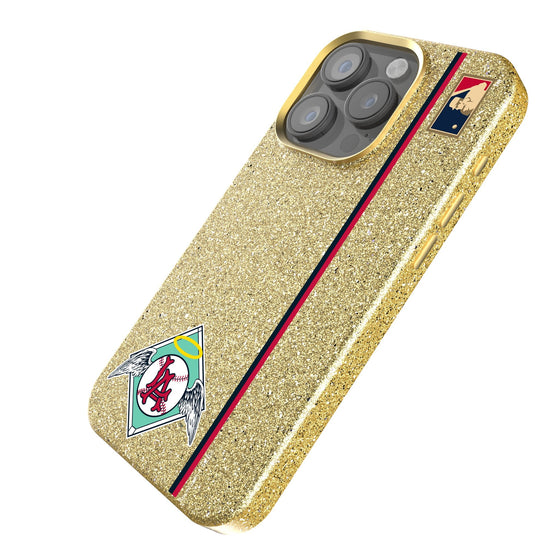 LA Angels 1961-1965 - Cooperstown Collection Sidebar Bling Phone Case-1