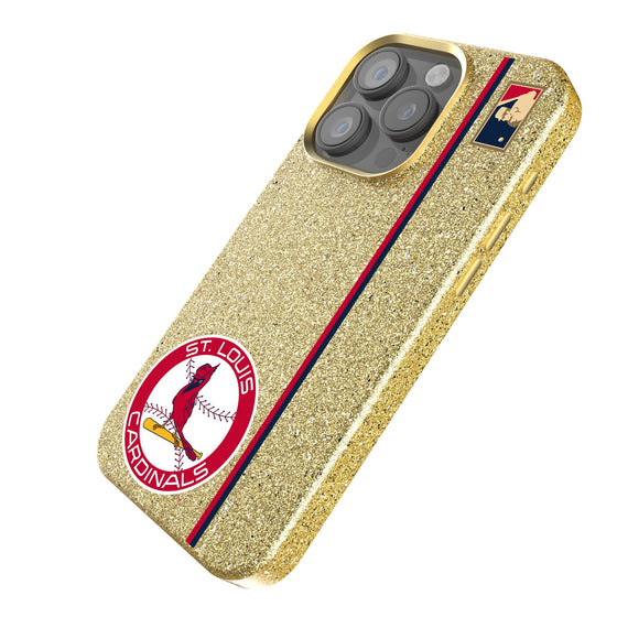 St Louis Cardinals 1966-1997 - Cooperstown Collection Sidebar Bling Phone Case-1