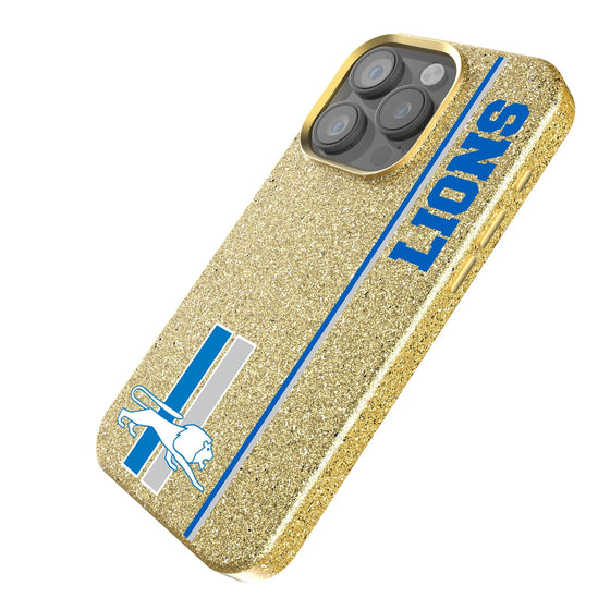 Detroit Lions Retro Sidebar Bling Phone Case-1