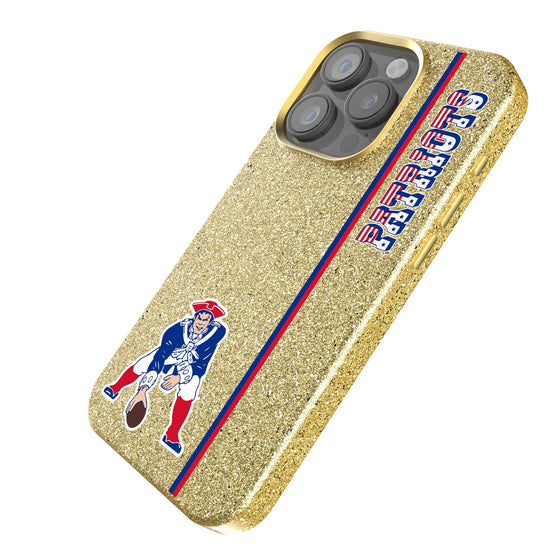 New England Patriots Historic Collection Sidebar Bling Phone Case-1