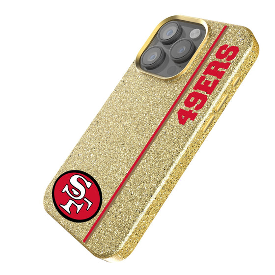 San Francisco 49ers Historic Collection Sidebar Bling Phone Case-1