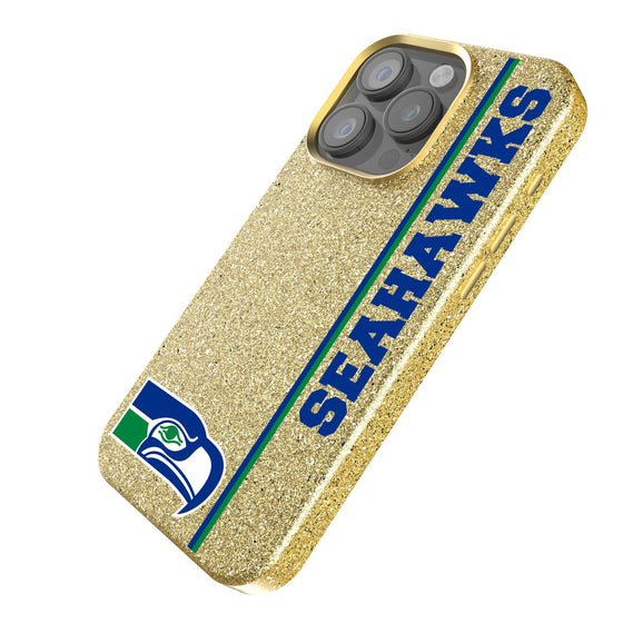 Seattle Seahawks Historic Collection Sidebar Bling Phone Case-1