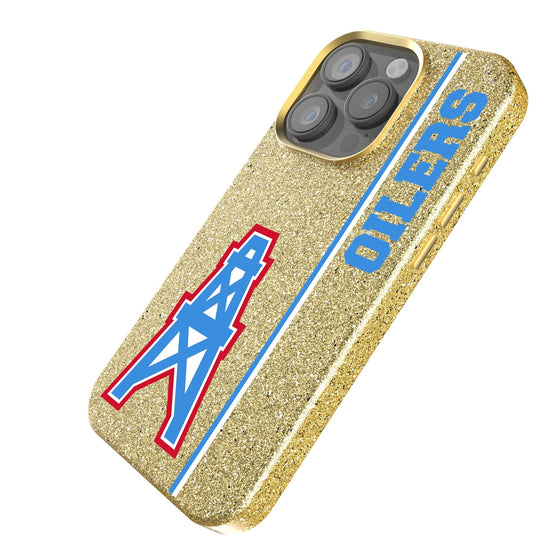 Houston Oilers Historic Collection Sidebar Bling Phone Case-1