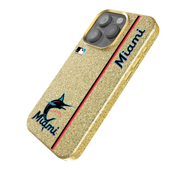 Miami Marlins Sidebar Bling Phone Case-1