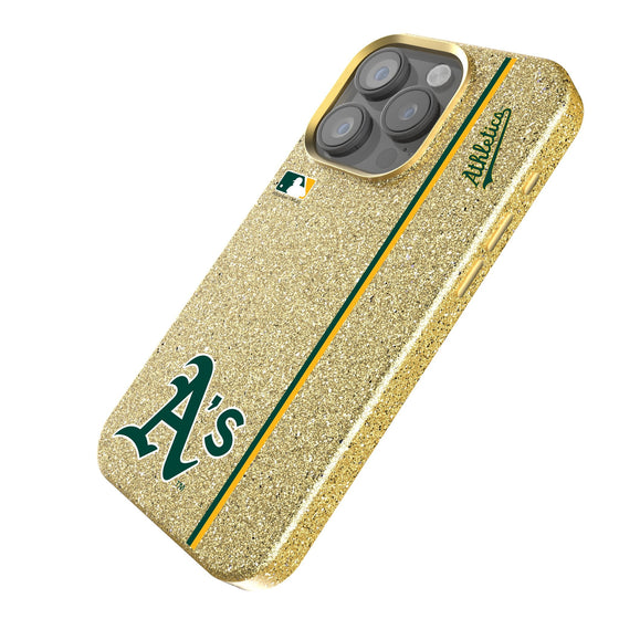 Oakland Athletics Sidebar Bling Phone Case-1