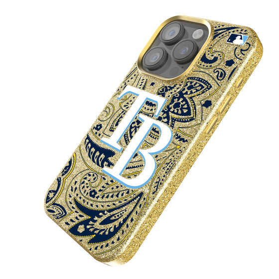 Tampa Bay Rays Paisley Bling Phone Case-1