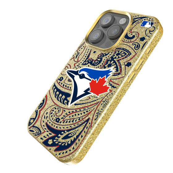 Toronto Blue Jays Paisley Bling Phone Case-1