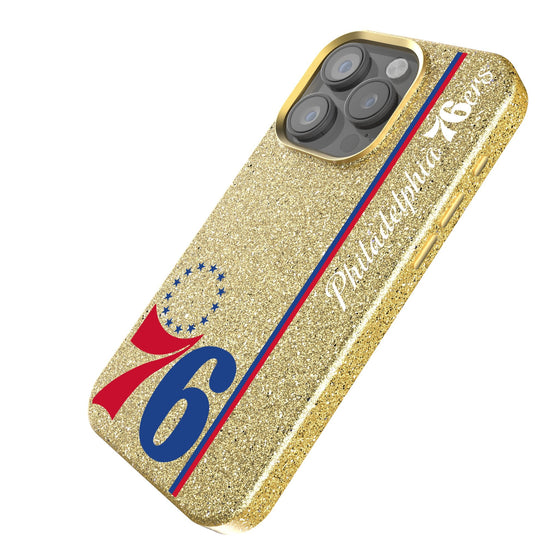 Philadelphia 76ers Sidebar Bling Phone Case-1