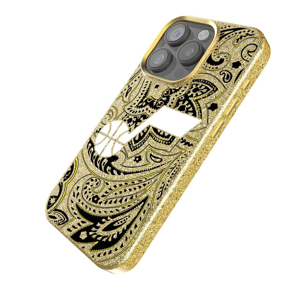 Utah Jazz Paisley Bling Phone Case-1