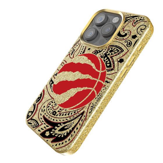 Toronto Raptors Paisley Bling Phone Case-1