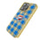 Oklahoma City Thunder Plaid Bling Phone Case-1