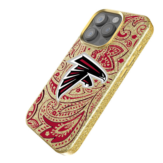 Atlanta Falcons Paisley Bling Phone Case-1