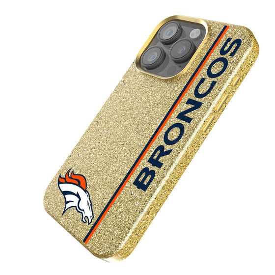 Denver Broncos Sidebar Bling Phone Case-1