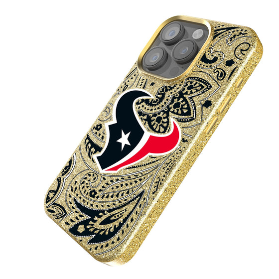 Houston Texans Paisley Bling Phone Case-1