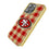 San Francisco 49ers Plaid Bling Phone Case-1