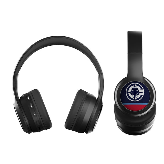 Los Angeles Clippers Stripe Wireless Over-Ear BT Headphones With Case-1