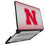 University of Nebraska Huskers Block N Linen Laptop Case-1