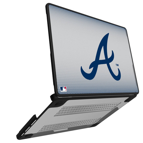 Atlanta Braves Linen Laptop Case-1