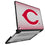 Cincinnati Reds Linen Laptop Case-1