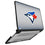 Toronto Blue Jays Linen Laptop Case-1