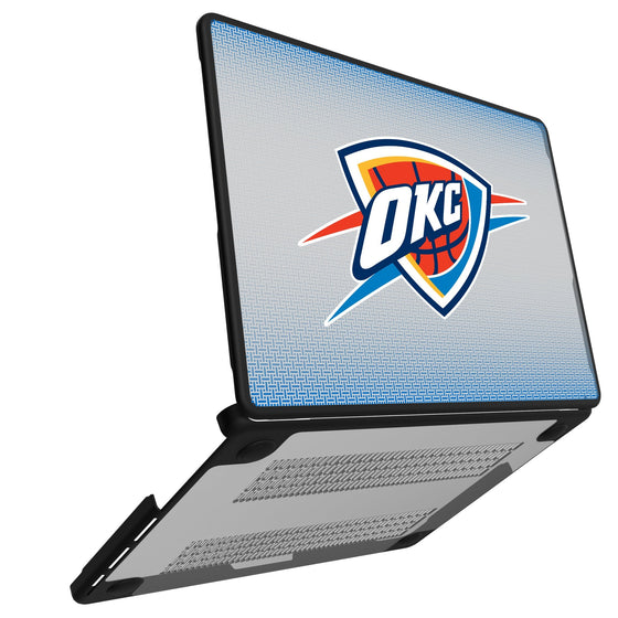 Oklahoma City Thunder Linen Laptop Case-1