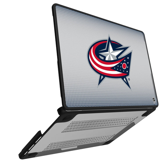 Columbus Blue Jackets Linen Laptop Case-1