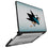 San Jose Sharks Linen Laptop Case-1