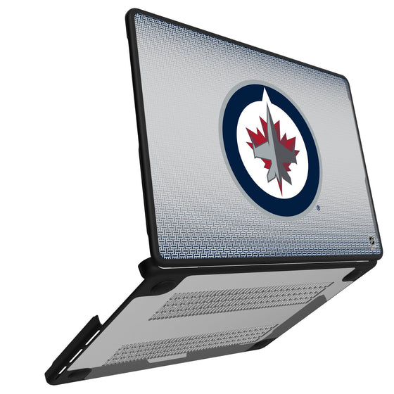 Winnipeg Jets Linen Laptop Case-1