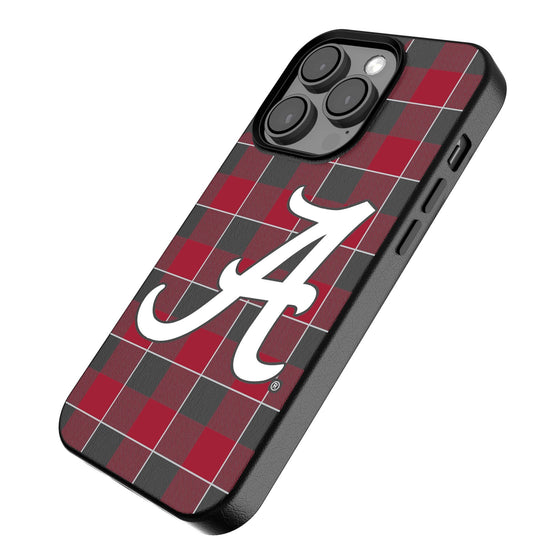 Alabama Crimson Tide Plaid Magnetic Phone Case-2