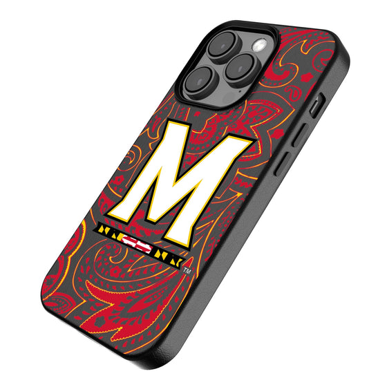 Maryland Terrapins Paisley Magnetic Phone Case-2