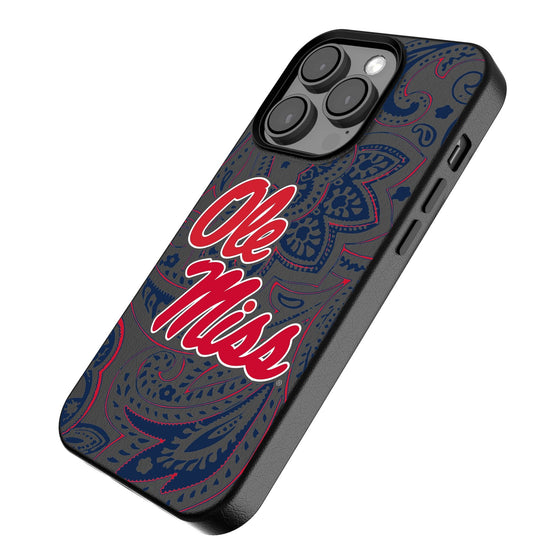 Mississippi Ole Miss Rebels Paisley Magnetic Phone Case-2