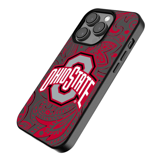 Ohio State Buckeyes Paisley Magnetic Phone Case-2