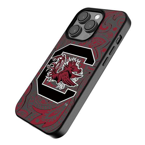 South Carolina Gamecocks Paisley Magnetic Phone Case-2