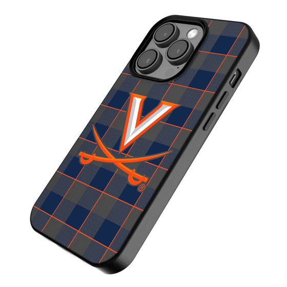 Virginia Cavaliers Plaid Magnetic Phone Case-2