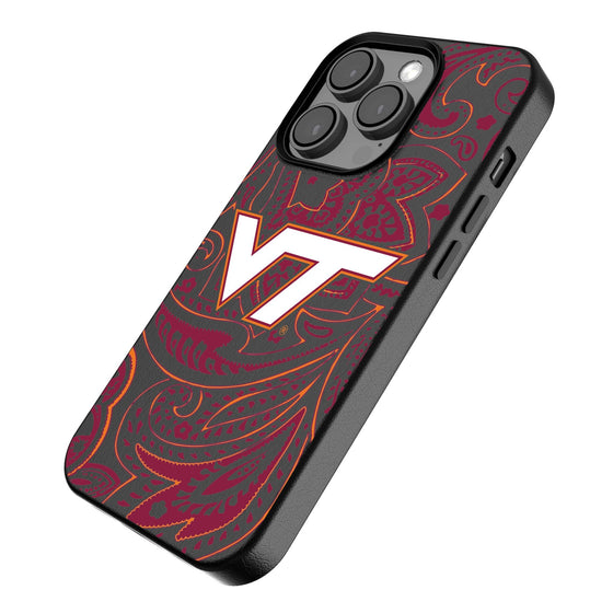 Virginia Tech Hokies Paisley Magnetic Phone Case-2