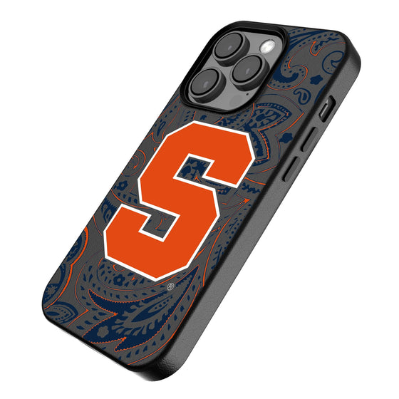 Syracuse Orange Paisley Magnetic Phone Case-2