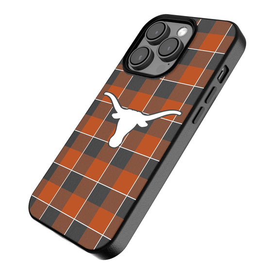 Texas Longhorns Plaid Magnetic Phone Case-2