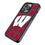 Wisconsin Badgers Plaid Magnetic Phone Case-2